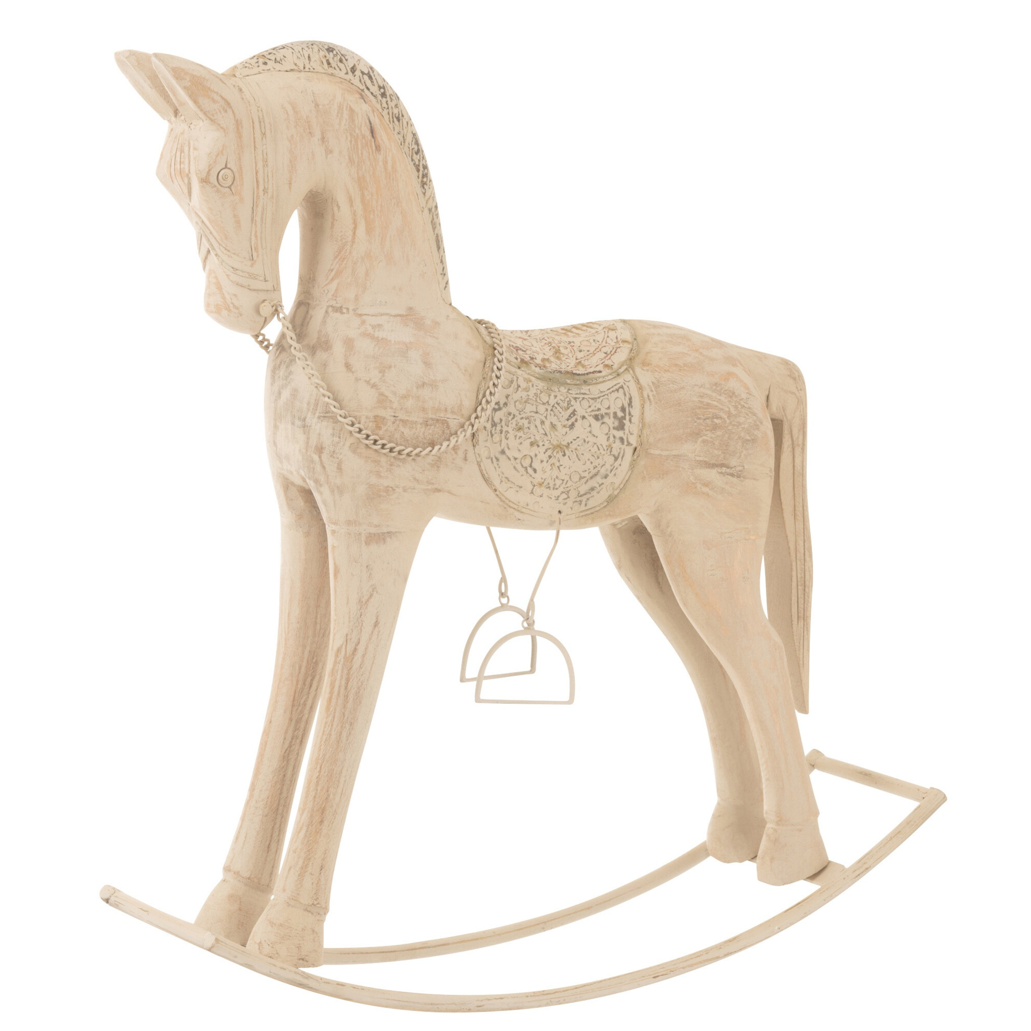 Cheval à bascule décoratif Topo L 64 cm