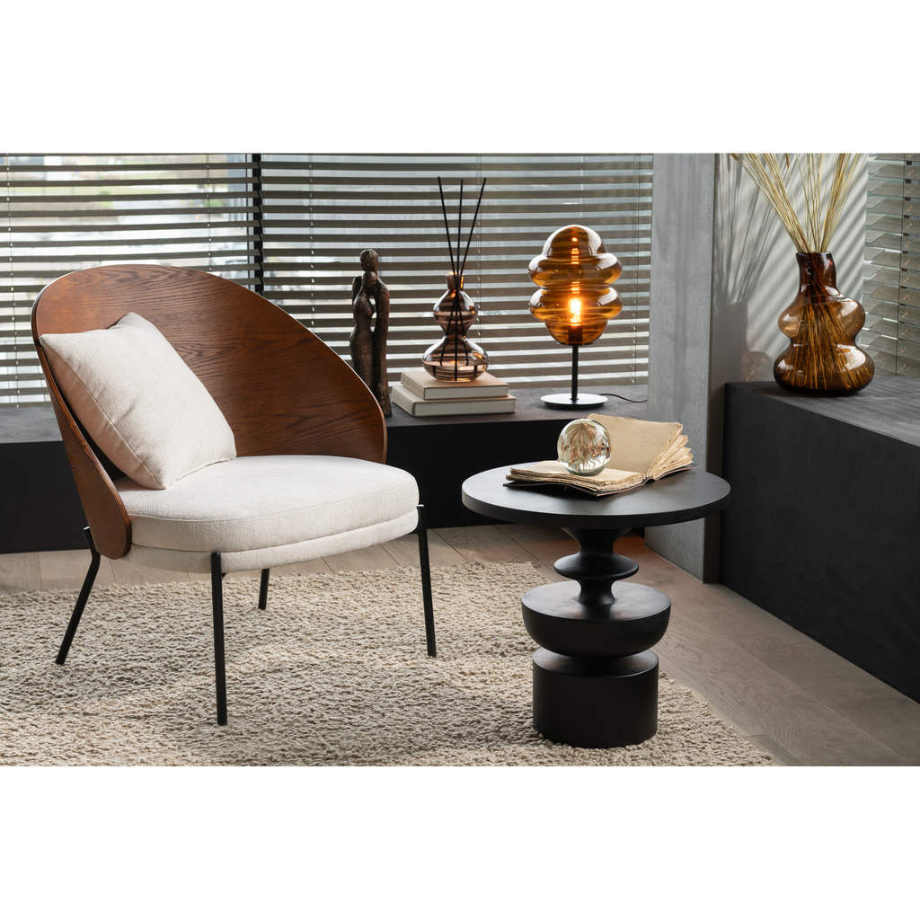 Table d'appoint Goa, noire