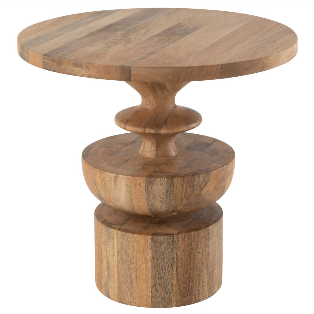 Table d'appoint Goa, finition naturelle