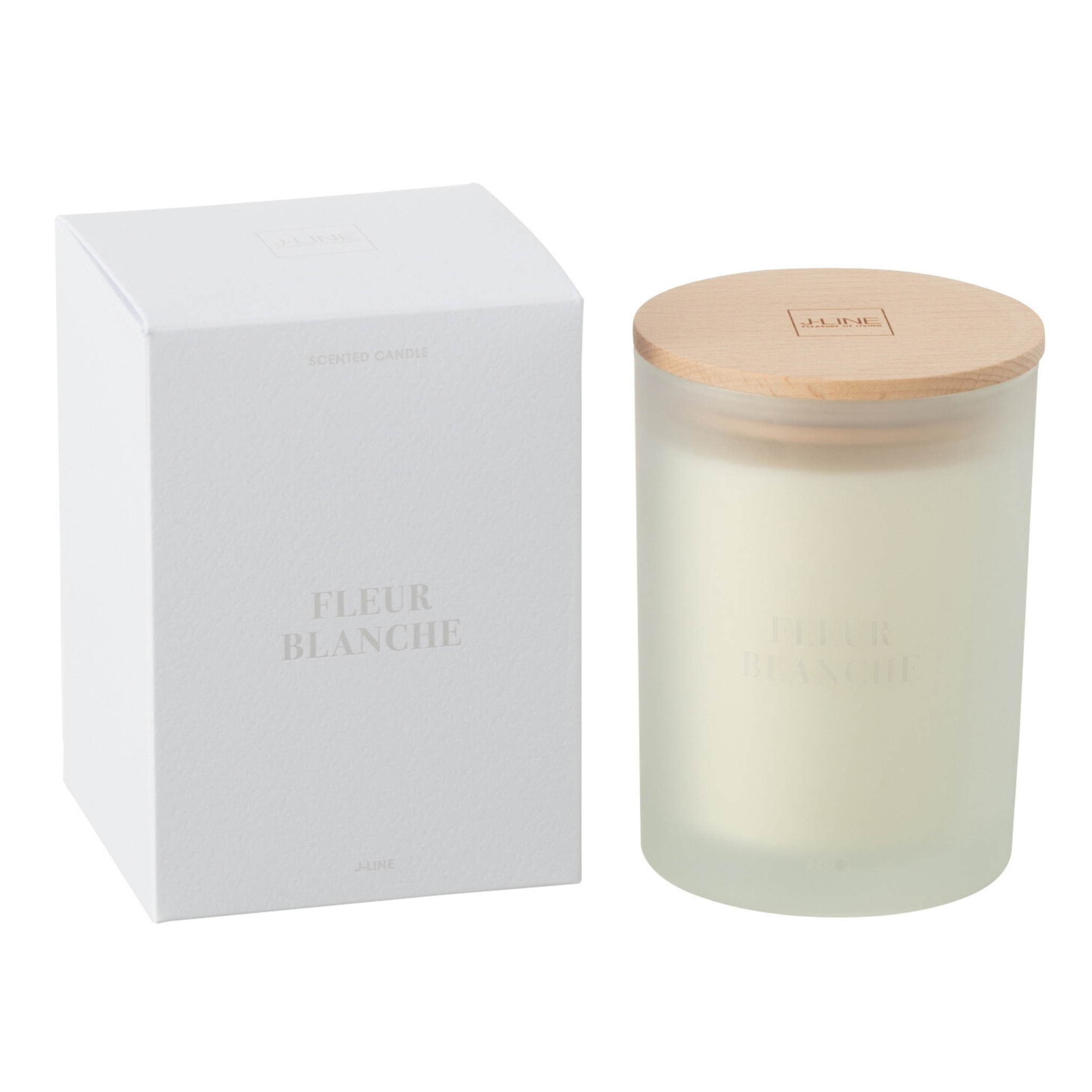 Bougie parfumée Fleur Blanche, 38 heures, 12,5 cm