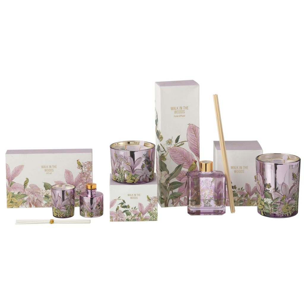 Coffret cadeau bougie + diffuseur de parfum Promenade en forêt
