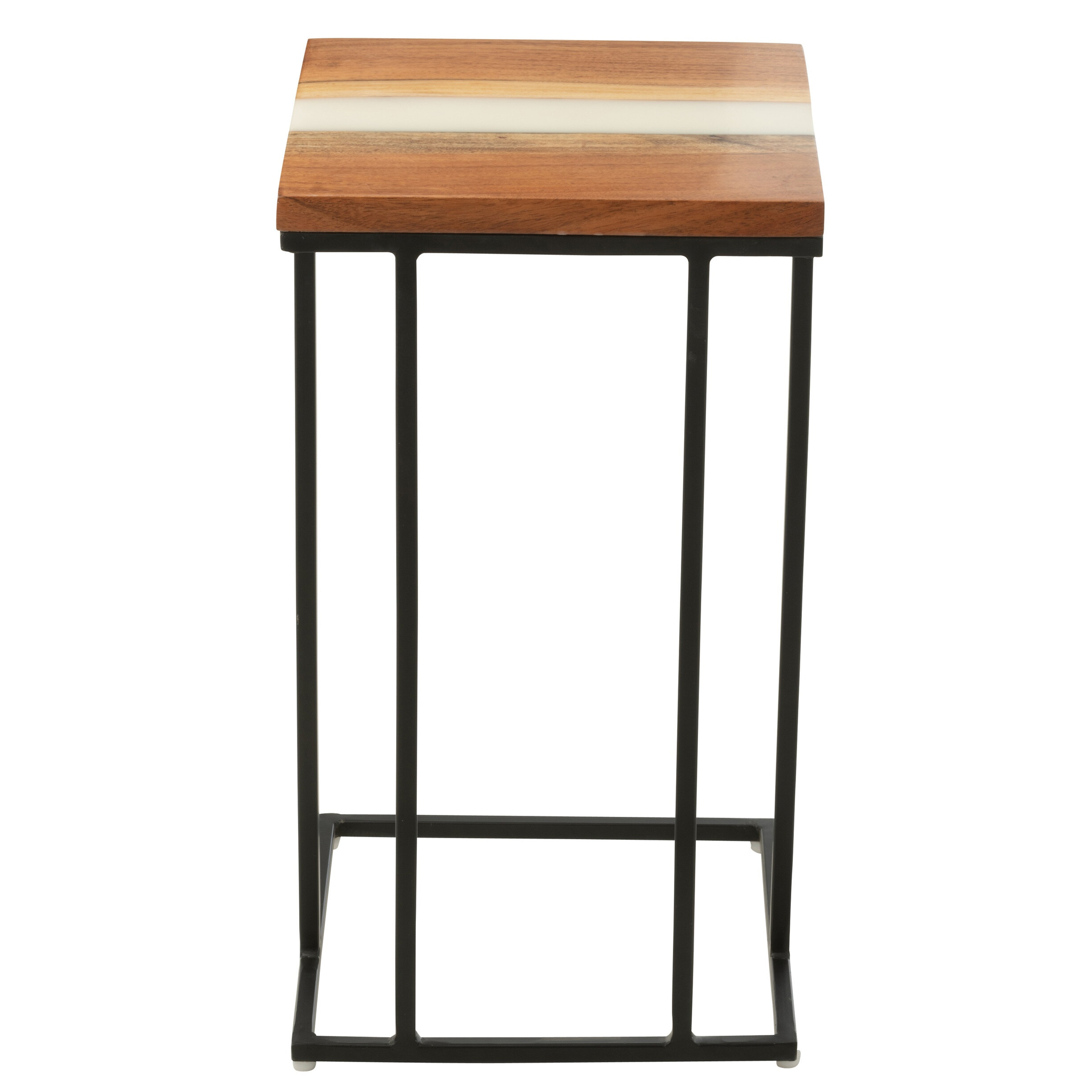 Beistelltisch Akazie naturelle / weiss