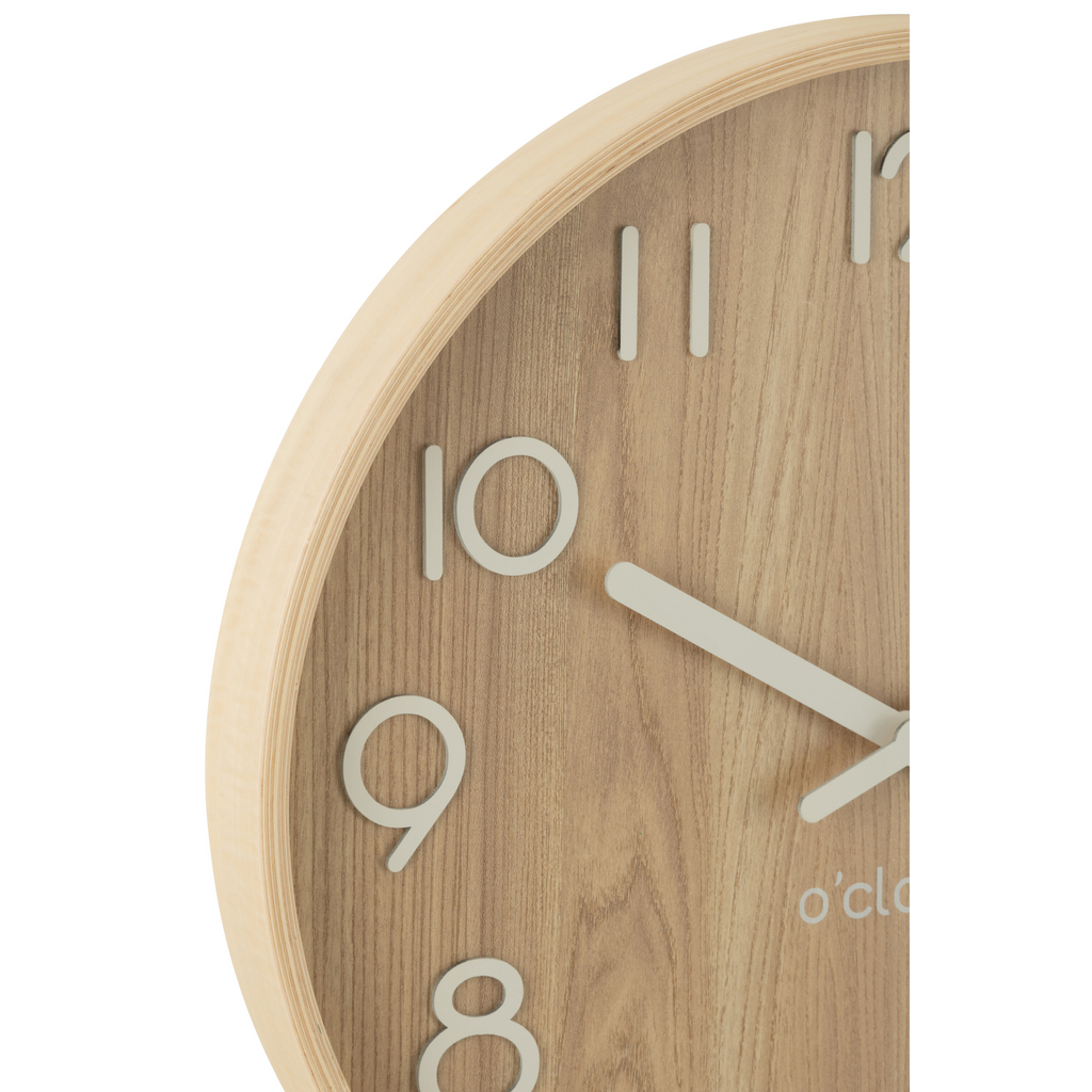 Horloge murale Naturelle LD : env. 53 cm
