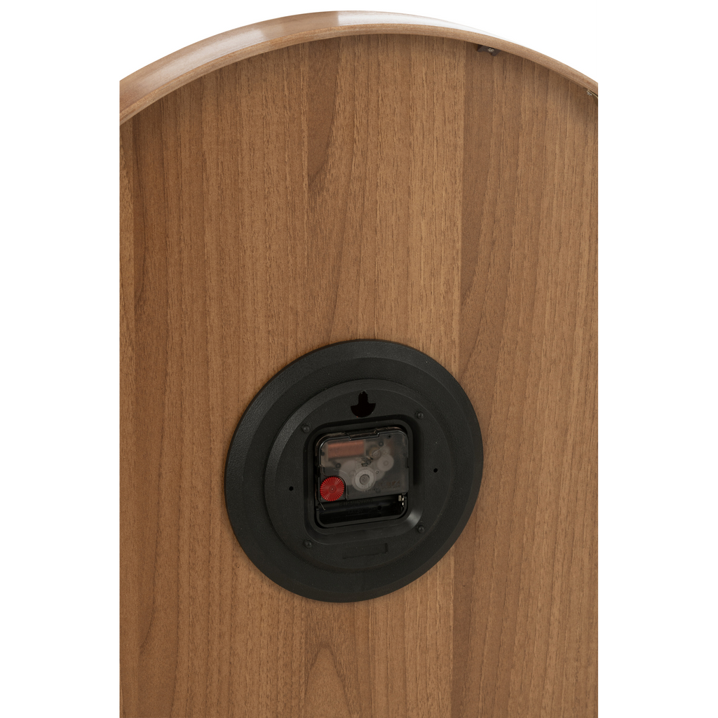 Horloge murale, marron foncé, longueur env. 53 cm