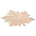 Jolipa Tischset Leaf in Hellrosa – elegantes Platzset in Ahornblatt-Form mit Spitzenoptik