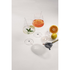 Zwiesel Kristallglas After Work Drinks Set: 2 elegante Cocktailgläser mit bunten Getränken, Minze, Zitrusfrüchten und Barsieb