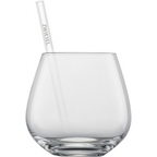 Zwiesel Kristallglas Afterwork Drinks Becher mit Glasstrohhalm, elegantes bauchiges Trinkglas aus Kristallglas