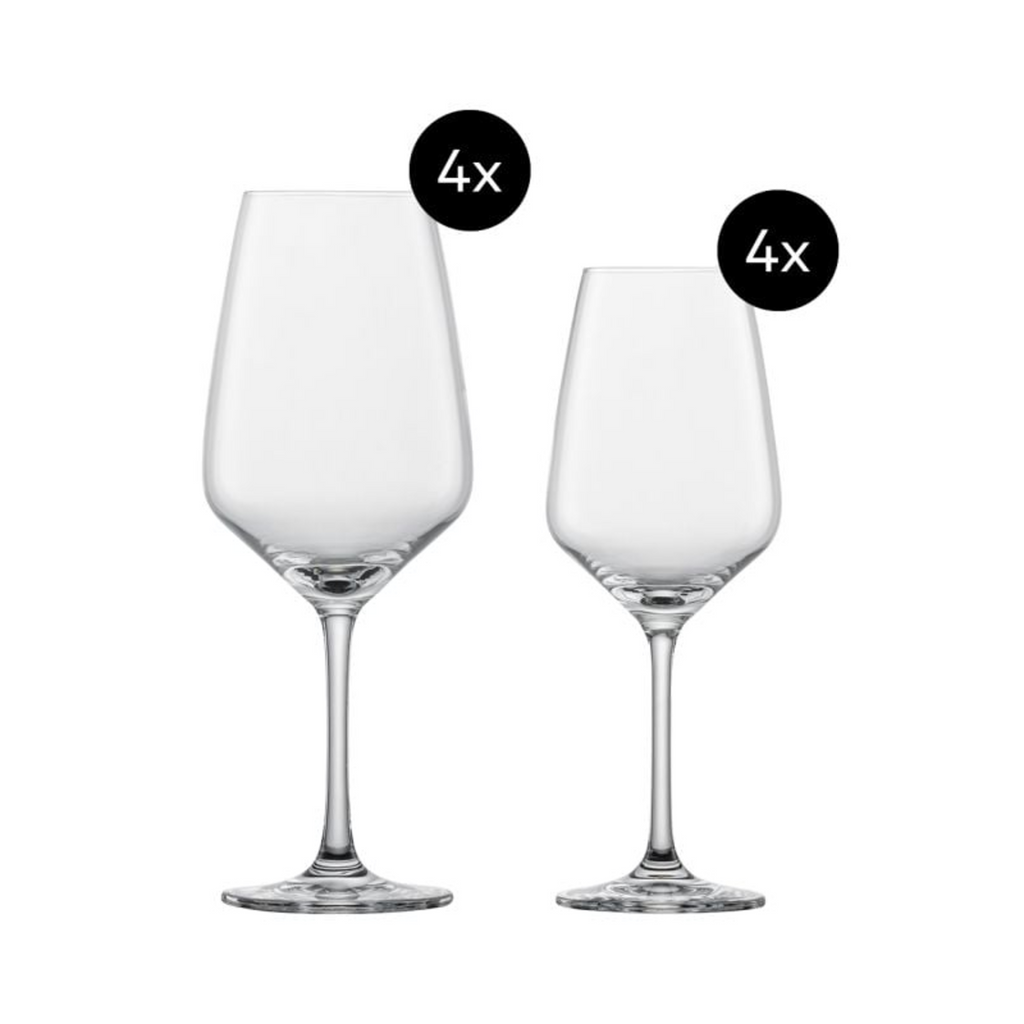 Service à verres Tulipe 8 pièces.