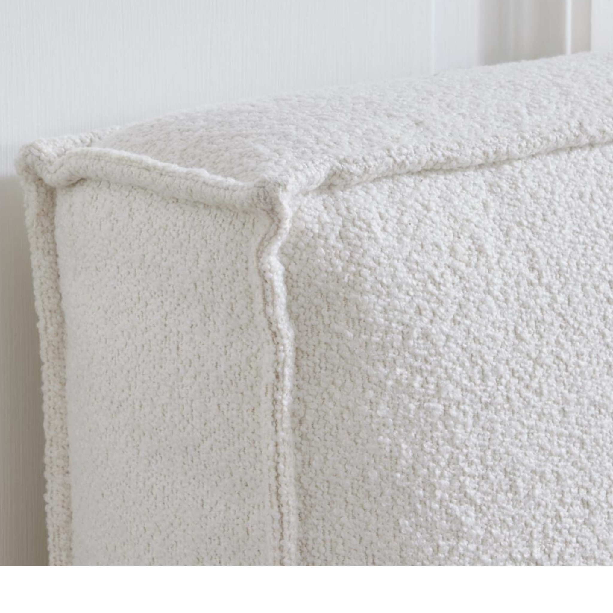 Boxspringbett 180cm Fey mit Alfor Vidar Stoff in Creme - Schweizer Möbelqualität