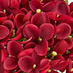 Gasper Hortensie 60cm - Rote Kunstblumen für edle Dekoration | Schweizer Möbelshop