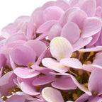 Gasper Hortensie 60cm künstlich - Rosa Blüten Seidenblume für Dekoration