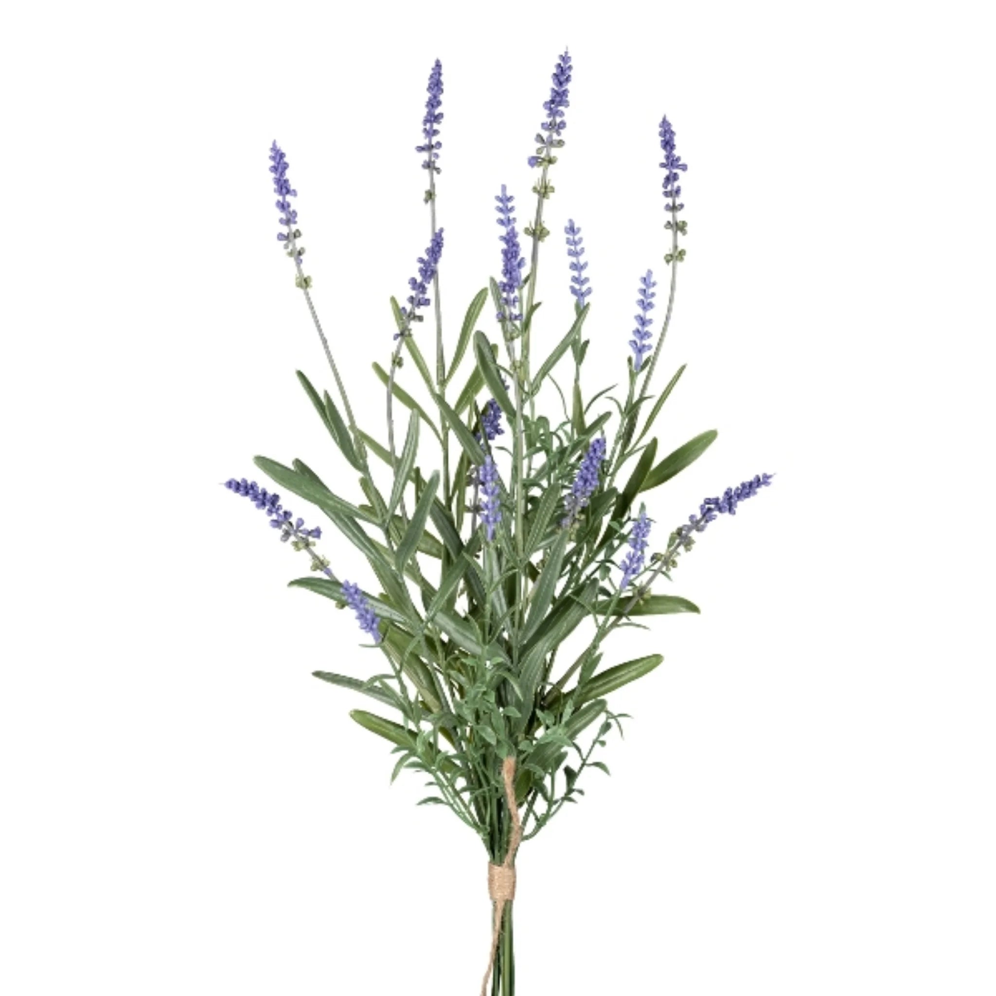 Lavendelbund 48cm künstlich, violette Blüten, Dekoration für Zuhause und Garten, hochwertiger Kunststoff