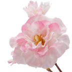 Kunstpflanze Kirschblütenzweig rosa - realistische Deko-Blüten für stilvolle Raumgestaltung