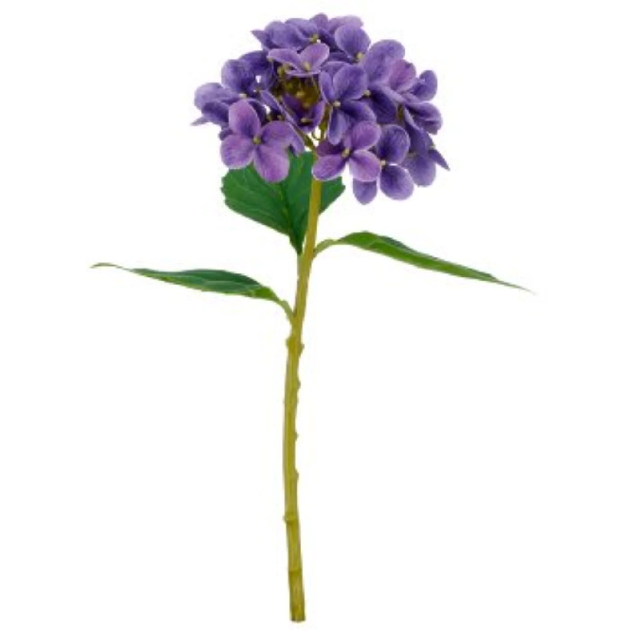 Kunstpflanze Hortensie 33cm violett - realistische Dekohortensie für Zuhause