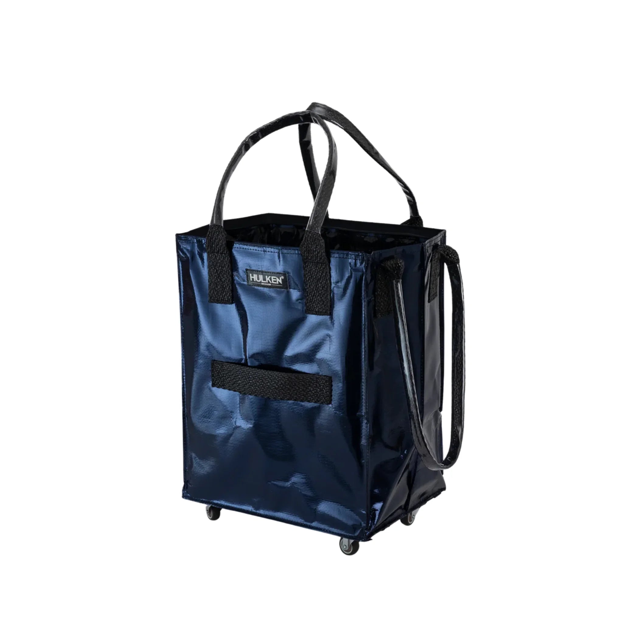 Beutler Hulken Medium 36 Shopper Tasche dunkelblau mit Rollen und Griff