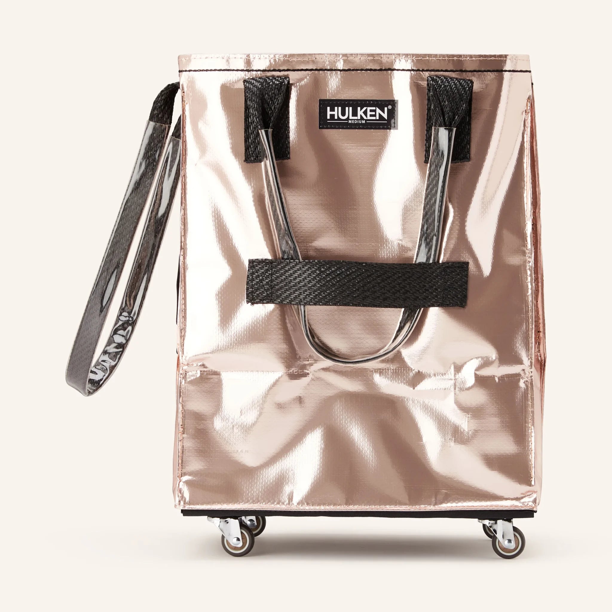 Hulken Medium Beutler Fashion Rucksack in Rosé mit Rollen und Griffen