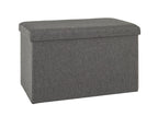 HAKU Möbel Sitzbox aus Textil klappbar in Anthrazit
