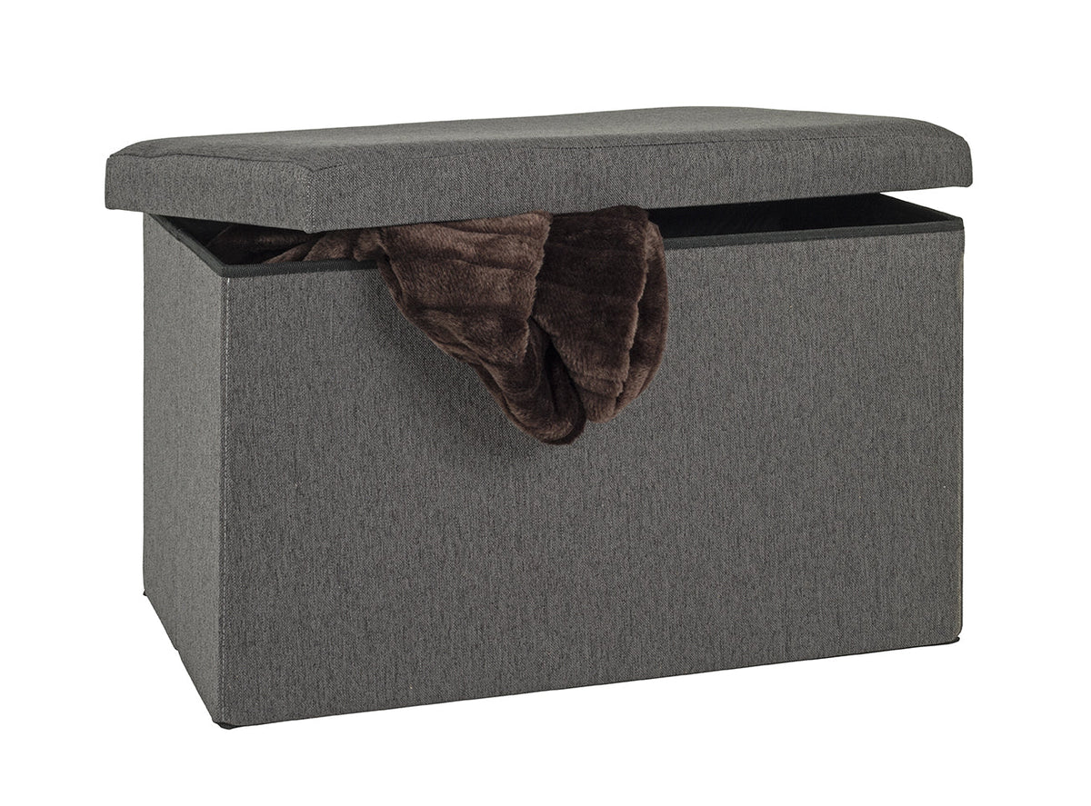 HAKU Möbel Sitzbox aus Textil klappbar in Anthrazit
