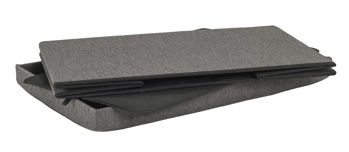 HAKU Möbel Sitzbox aus Textil klappbar in Anthrazit