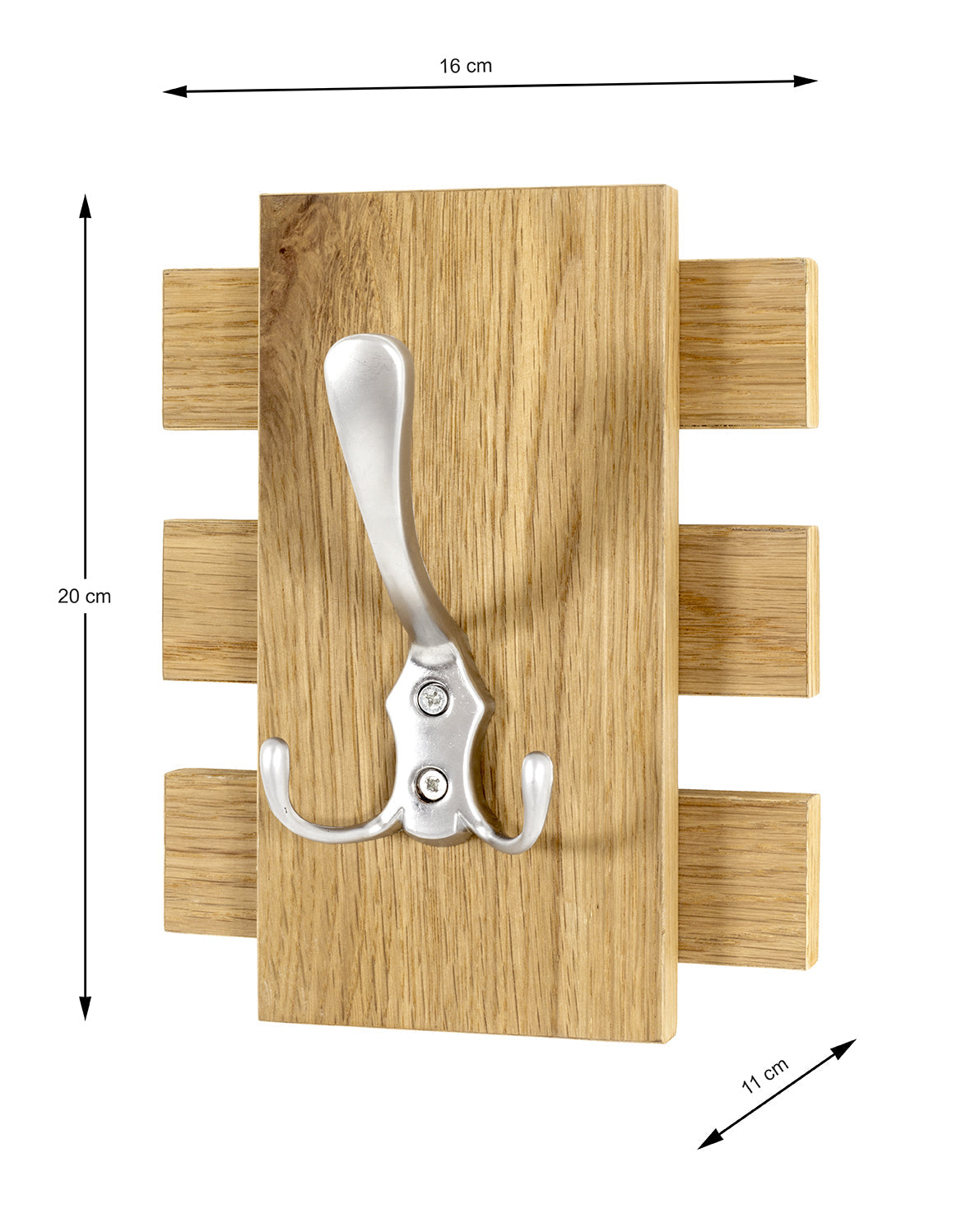 HAKU Möbel Garderobenleiste aus MDF in Braun
