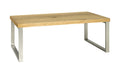HAKU Möbel Couchtisch aus MDF auf Kufen in Braun