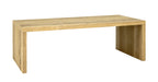 HAKU Möbel Couchtisch aus Holzwerkstoff Wangengestell in Braun