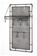 HAKU Möbel Wandgarderobe aus Metall in Anthrazit 60 x 35 x 120 cm