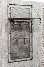 HAKU Möbel Wandgarderobe aus Metall in Anthrazit 60 x 35 x 120 cm