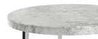 HAKU Möbel Beistelltisch aus Metall Y-Gestell in Silber 45 x 54 cm