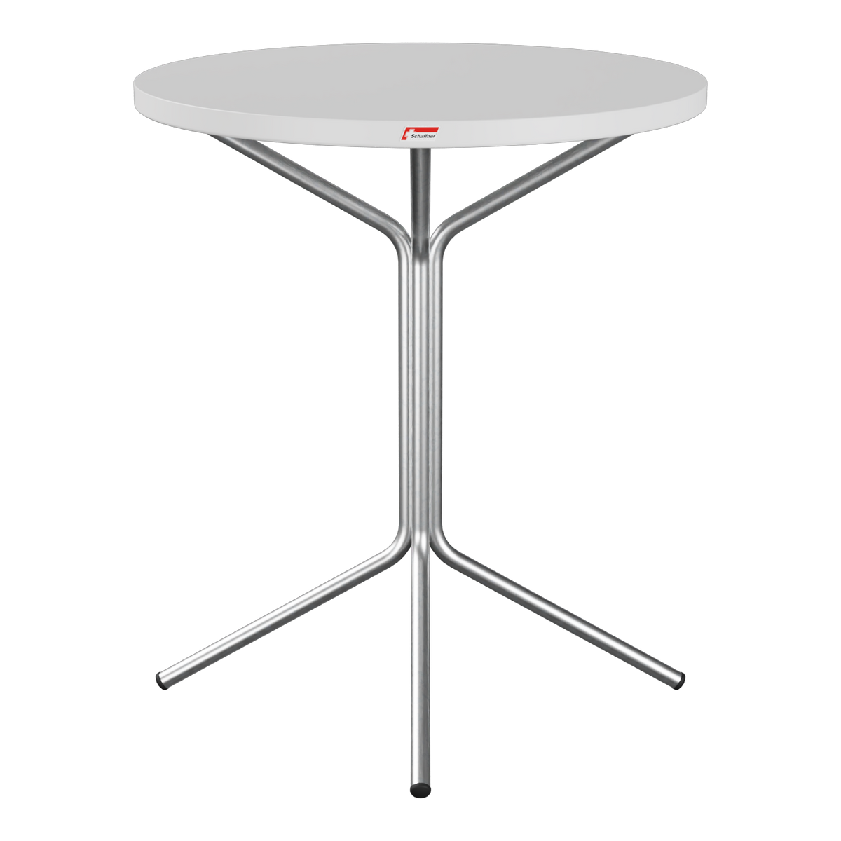 Stehtisch rund mit Metallgestell, modernes Design, Bistrotisch für Innen und Außen