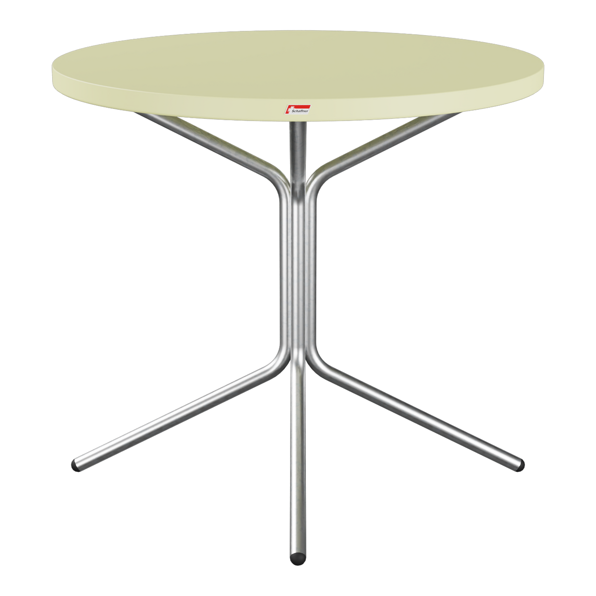 Bistrotisch rund mit Metallgestell, moderner Stehtisch für Garten und Terrasse