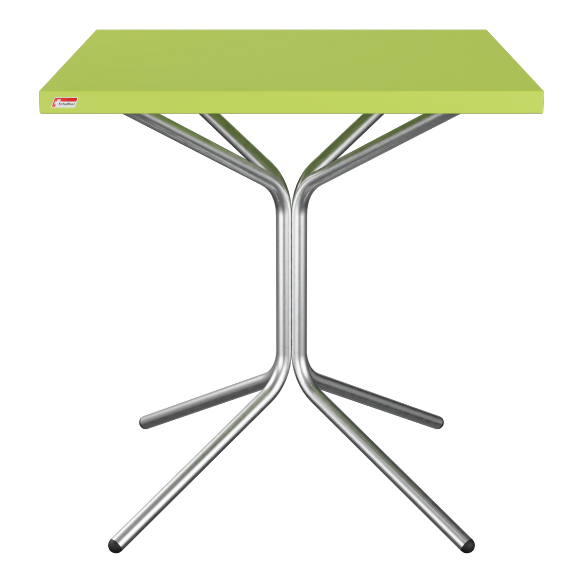 Campingtisch klappbar grün quadratisch mit Metallgestell Outdoor Gartentisch