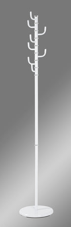 HAKU Möbel Garderobenständer aus Metall 29 x 170 cm in Weiss