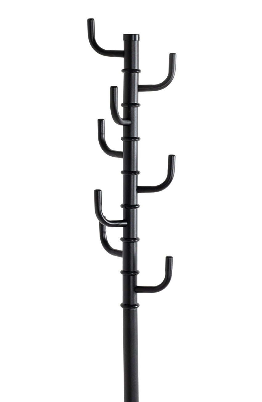 HAKU Möbel Garderobenständer aus Metall 29 x 170 cm in Schwarz