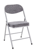 HAKU Möbel Klappstuhl aus Metall in Silber