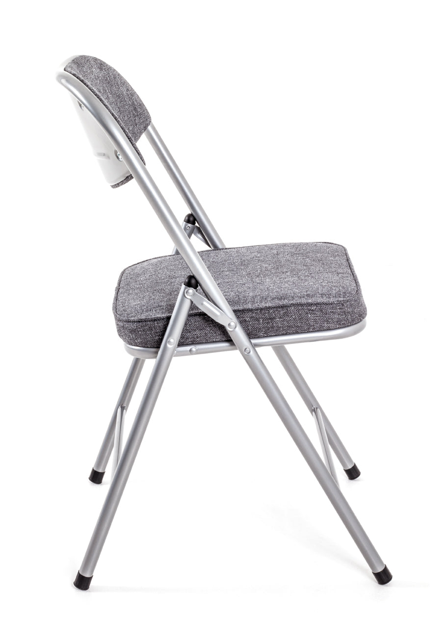 HAKU Möbel Klappstuhl aus Metall in Silber