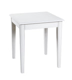 HAKU Möbel Beistelltisch aus MDF in Weiss 45 x 45 x 51 cm