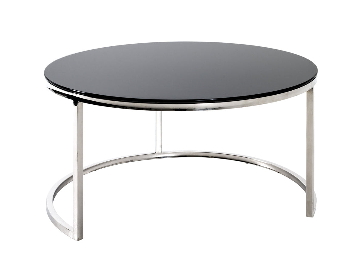 HAKU Möbel Couchtisch aus Metall in Silber