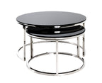 HAKU Möbel Couchtisch aus Metall in Silber