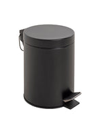 HAKU Möbel Kosmetikeimer aus Metall in Schwarz