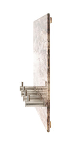 HAKU Möbel Schlüsselboard aus Glas in Braun