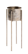 HAKU Möbel Blumensäule aus Metall in Kupfer 27 x 71 cm