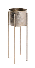 HAKU Möbel Blumensäule aus Metall in Kupfer 27 x 71 cm