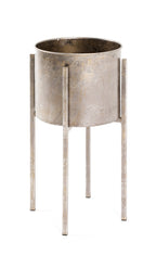 HAKU Möbel Blumensäule aus Metall in Kupfer 27 x 51 cm