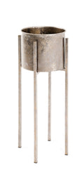HAKU Möbel Blumensäule aus Metall in Kupfer 24 x 61 cm