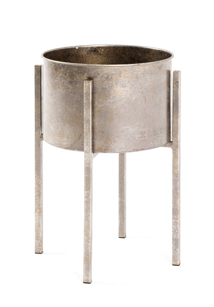 HAKU Möbel Blumensäule aus Metall in Kupfer 38 x 51 cm