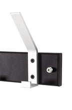 HAKU Möbel Garderobenleiste aus Metall in Schwarz B 50-70 cm H 14 cm, 70 x 8 cm, H 14 cm