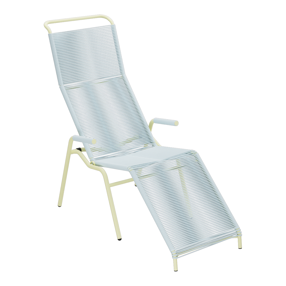 Pastellblau / Buchsbaumgelb