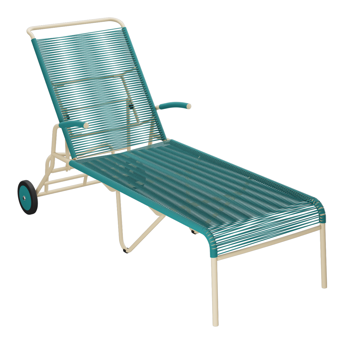 Kaliblau / Pastellbraun