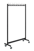 HAKU Möbel Rollgarderobe aus Metall in Schwarz